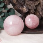 Rose Quartz Sphere with Tripod - Image 4