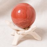 Red Jasper Sphere with Tripod - Image 4
