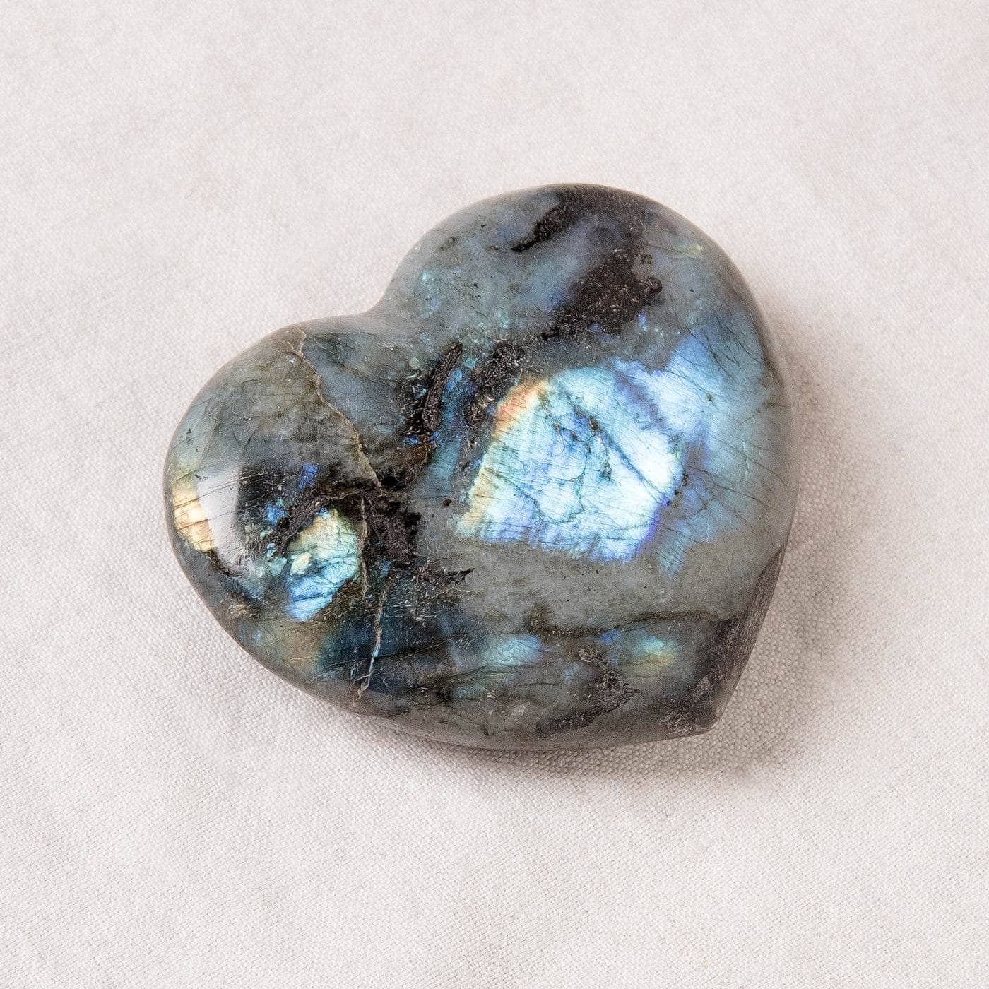 Studio-Session-3984 Labradorite Blue Flame Hearts - AAA Premium Quality - Image 3