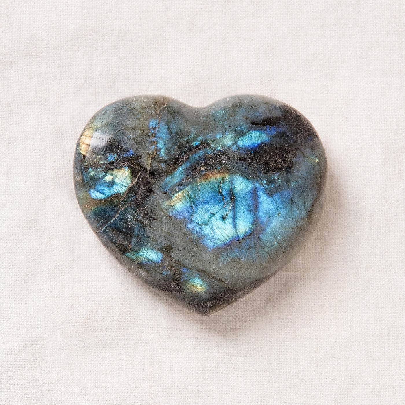 Studio-Session-3985 Labradorite Blue Flame Hearts - AAA Premium Quality - Image 1