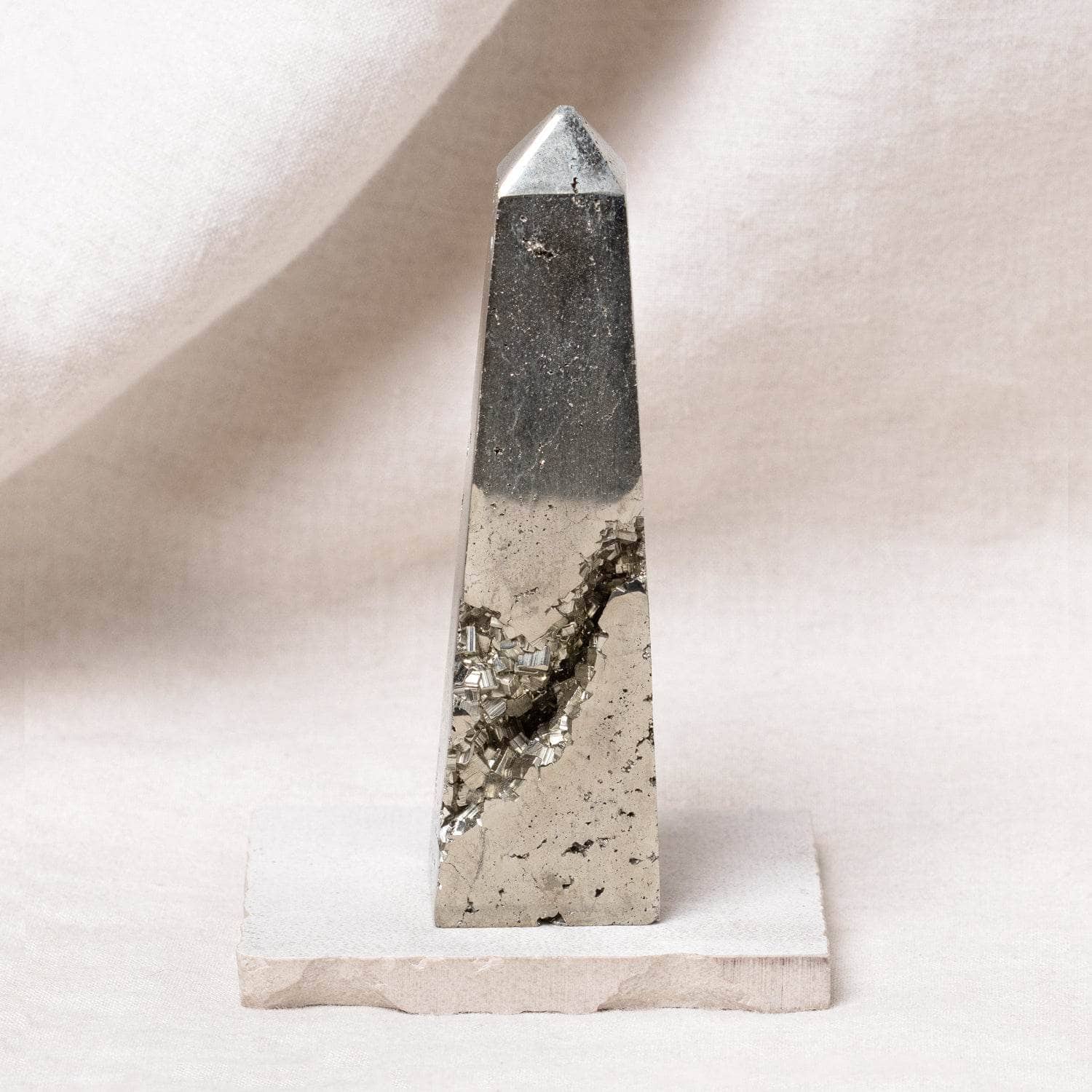 Studio-Session-4298 Natural Pyrite Tower - AAA Premium Quality - Image 17