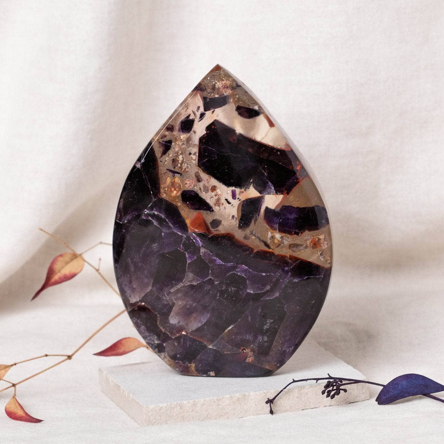 Studio-Session-4458 Amethyst Flame Freeform  Crystal - Image 7