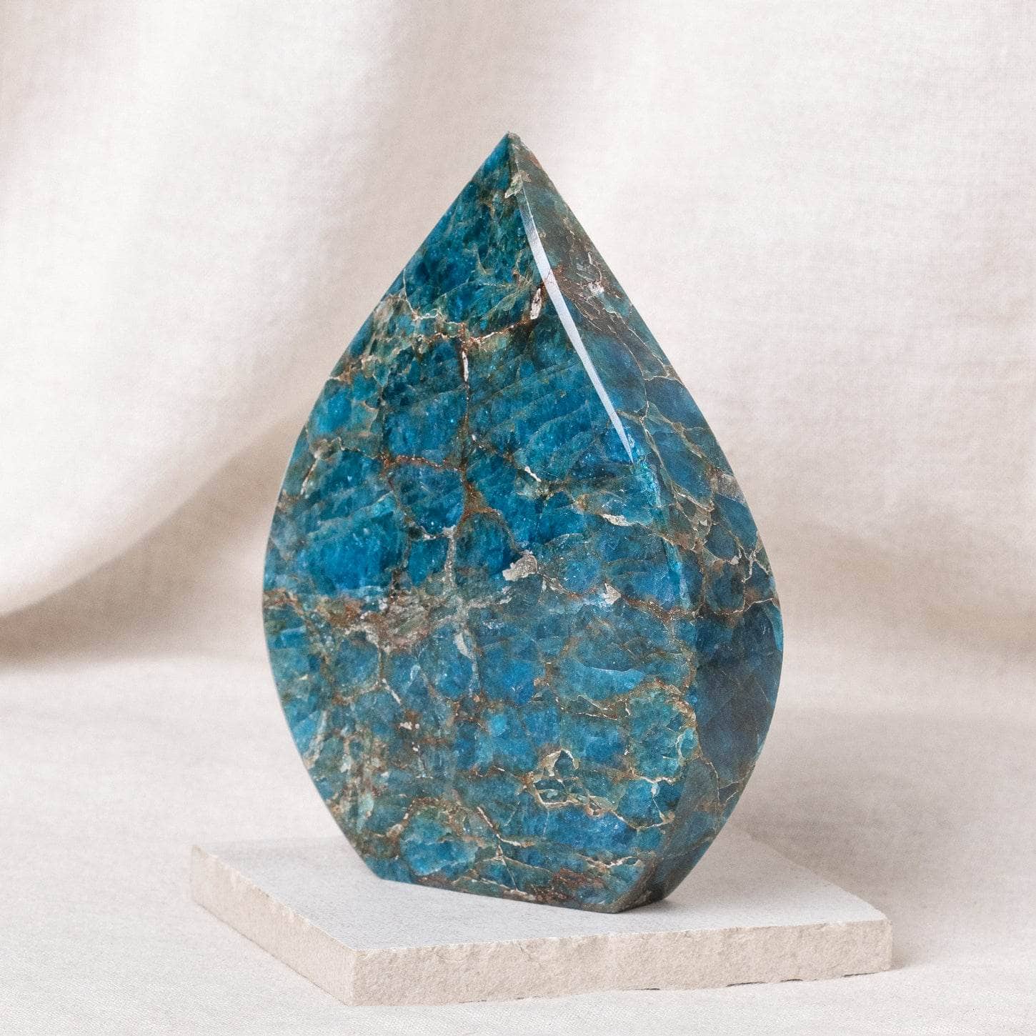 Studio-Session-4465 Apatite Freeform Crystal - Image 5