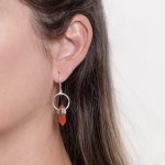 Carnelian Crystal Point Earrings - Image 7