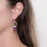 Amethyst Crystal Point Earrings - Image 6