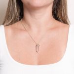 Clear Quartz Crystal Point Necklace - Image 5