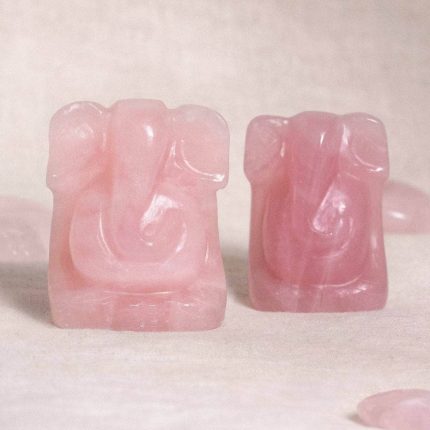 Rose Quartz Ganesh
