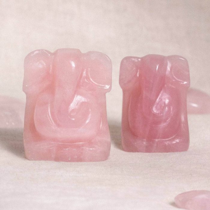 Rose Quartz Ganesh - Image 1