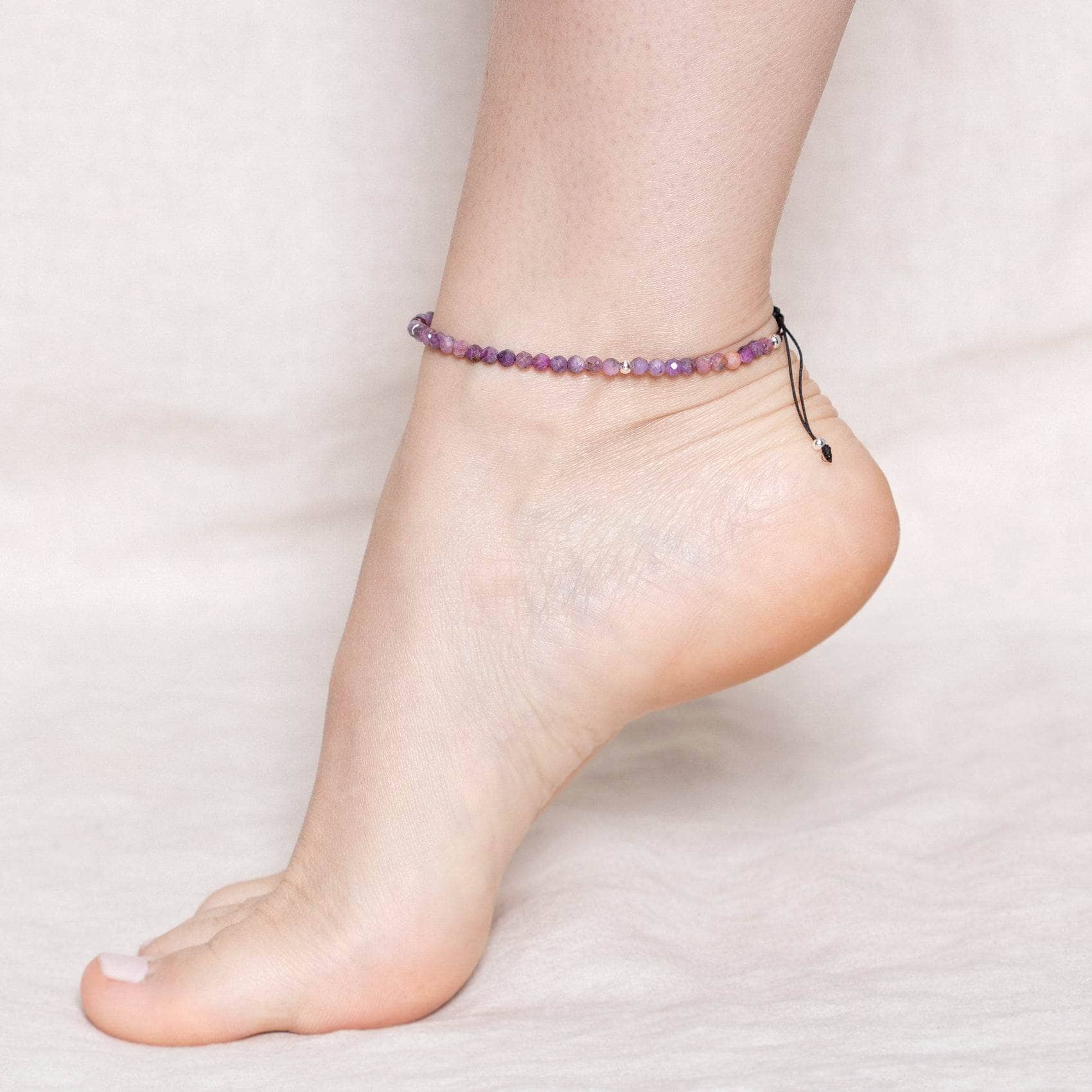 Studio-Session-5940 Natural Ruby Energy Anklet - Image 1