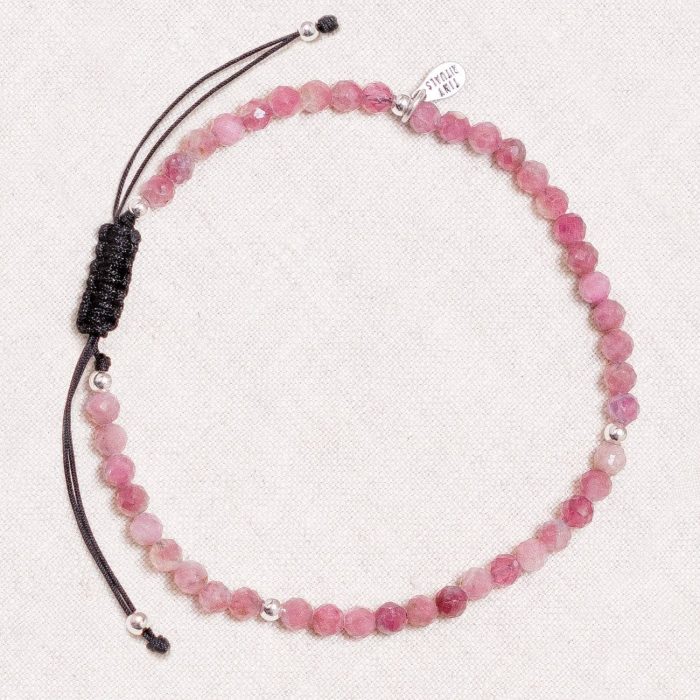 Pink Tourmaline Energy Anklet - AAA Premium Quality - Image 2