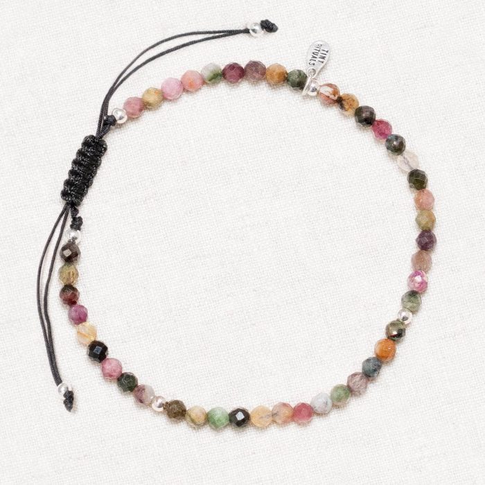 Rainbow Tourmaline Energy Anklet - Image 2