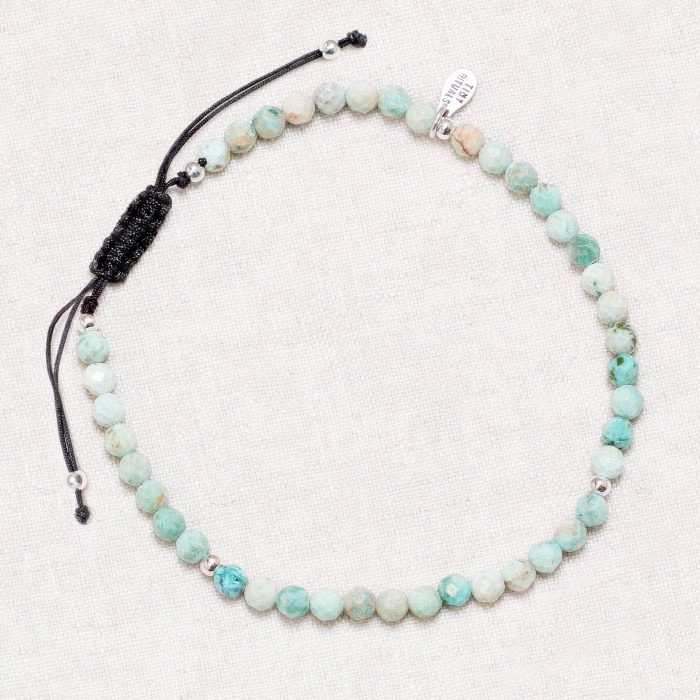 Genuine Peruvian Turquoise Energy Anklet - Image 2