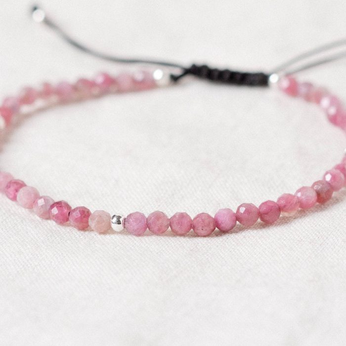 Pink Tourmaline Energy Anklet - AAA Premium Quality - Image 4