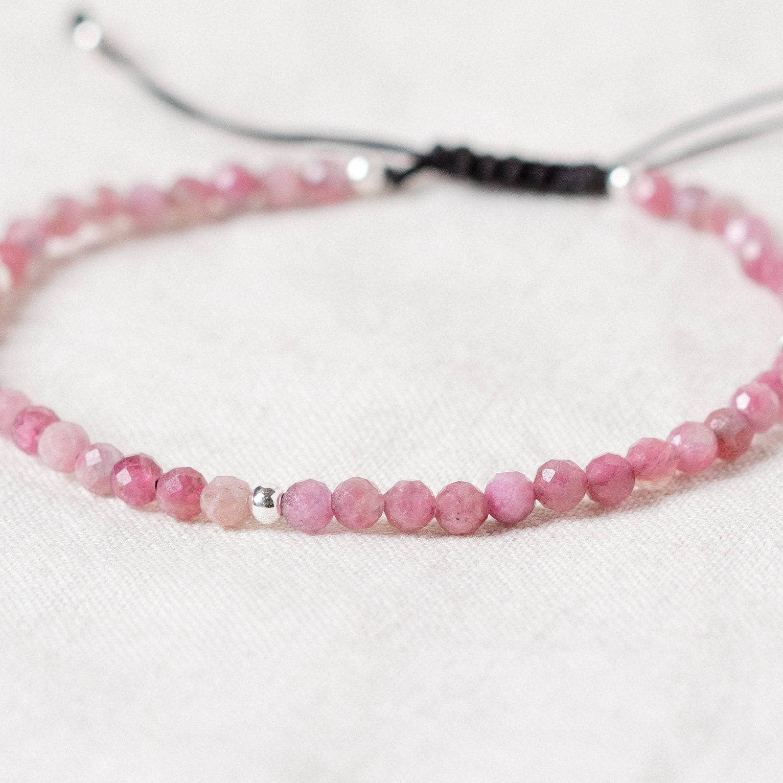 Studio-Session-6108 Pink Tourmaline Energy Anklet - AAA Premium Quality - Image 4