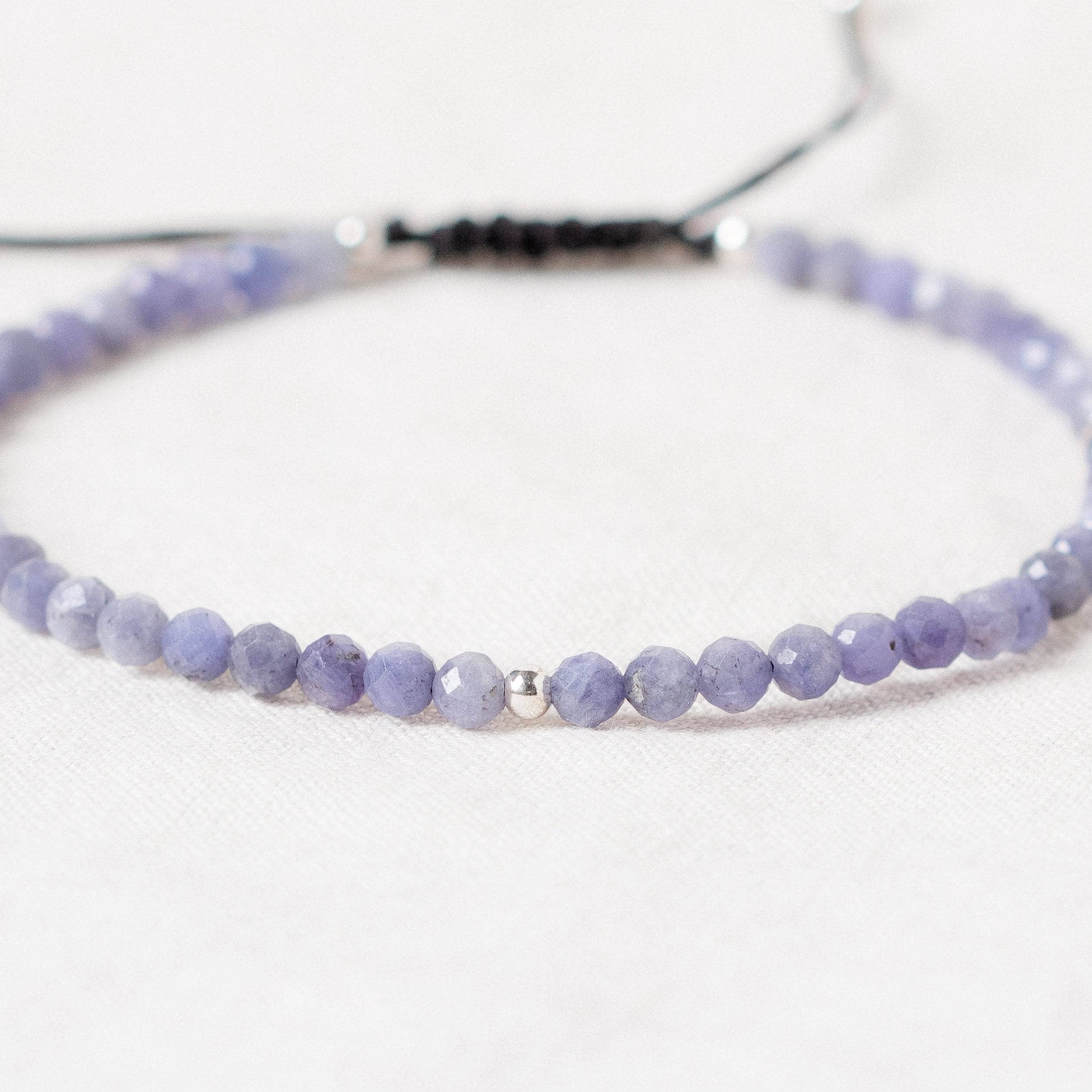 Studio-Session-6116 Tanzanite Energy Anklet - AAA Premium Quality - Image 4