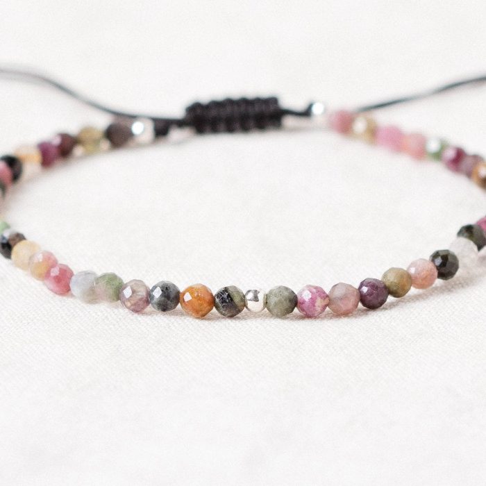 Rainbow Tourmaline Energy Anklet - Image 4