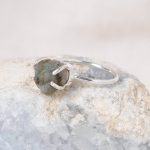 Labradorite Raw Freeform Gold or Silver Ring - Image 6