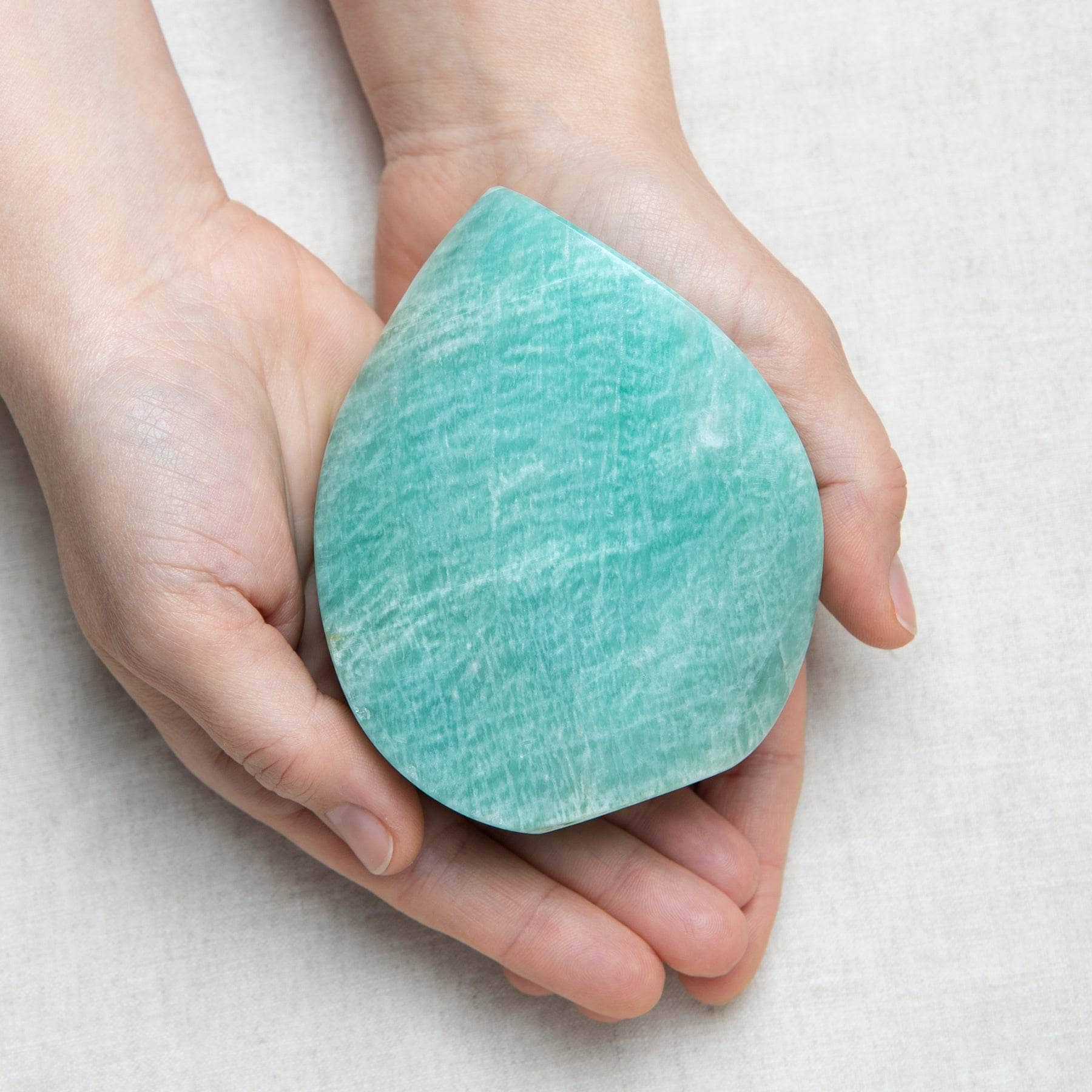 Studio-Session-625-2 Amazonite Flame Freeform Crystal - Image 2