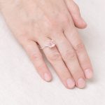Rose Quartz Raw Freeform Gold or Silver Ring - Image 8