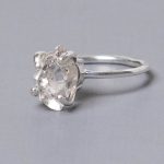 Clear Quartz Raw Freeform Gold or Silver Ring - Image 10