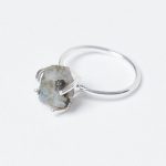 Labradorite Raw Freeform Gold or Silver Ring - Image 4