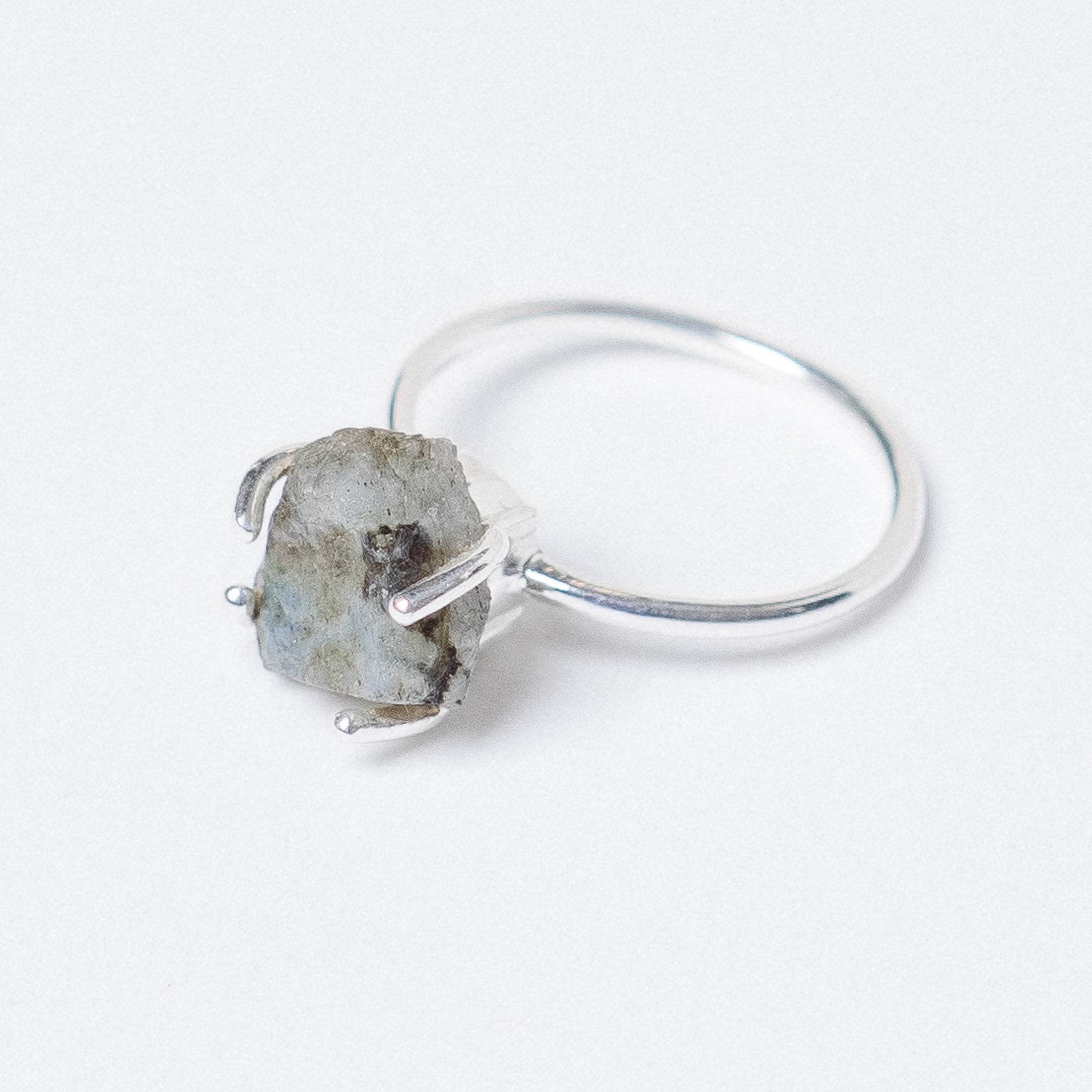 Studio-Session-6763 Labradorite Raw Freeform Gold or Silver Ring - Image 4