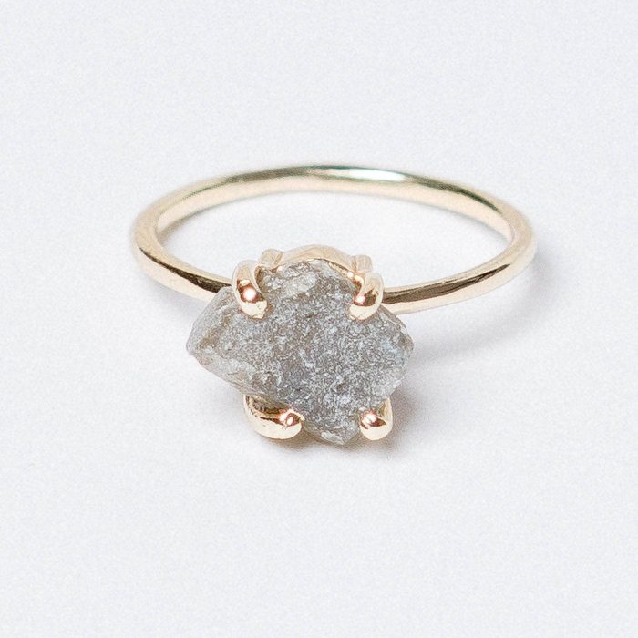 Labradorite Raw Freeform Gold or Silver Ring - Image 5