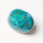 Rare Peruvian Chrysocolla Palm Stone - Image 18
