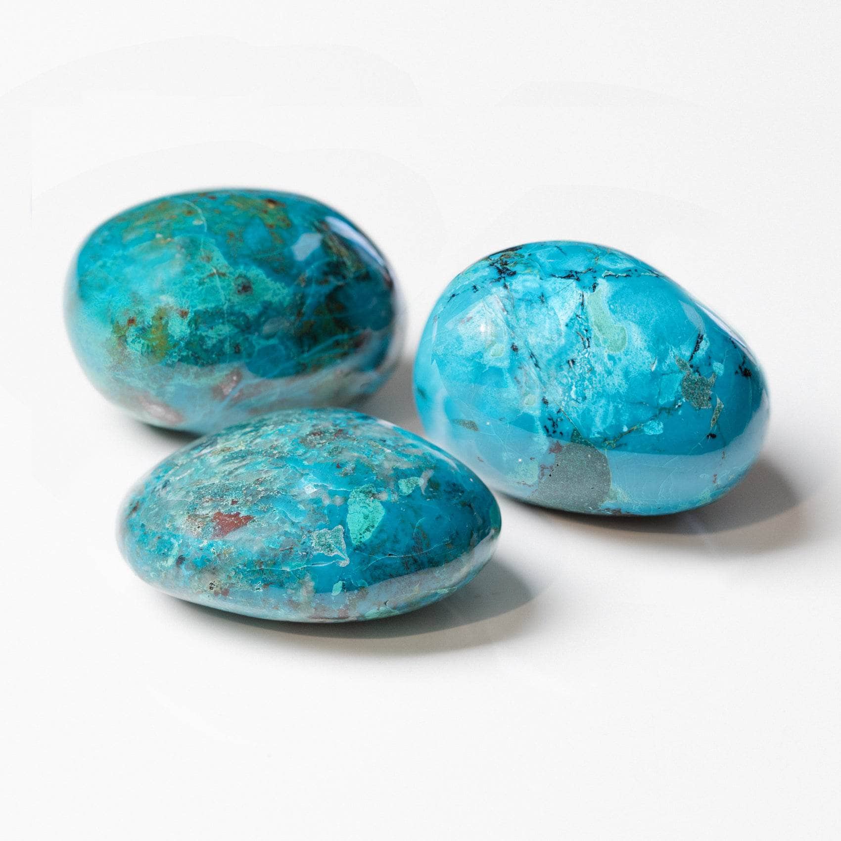 Studio-Session-7482 Rare Peruvian Chrysocolla Palm Stone - Image 19