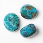 Rare Peruvian Chrysocolla Palm Stone - Image 8