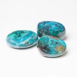 Rare Peruvian Chrysocolla Palm Stone - Image 9