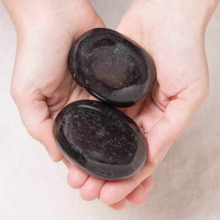 Black Tourmaline Palm Stones - AAA Premium Quality - Image 6