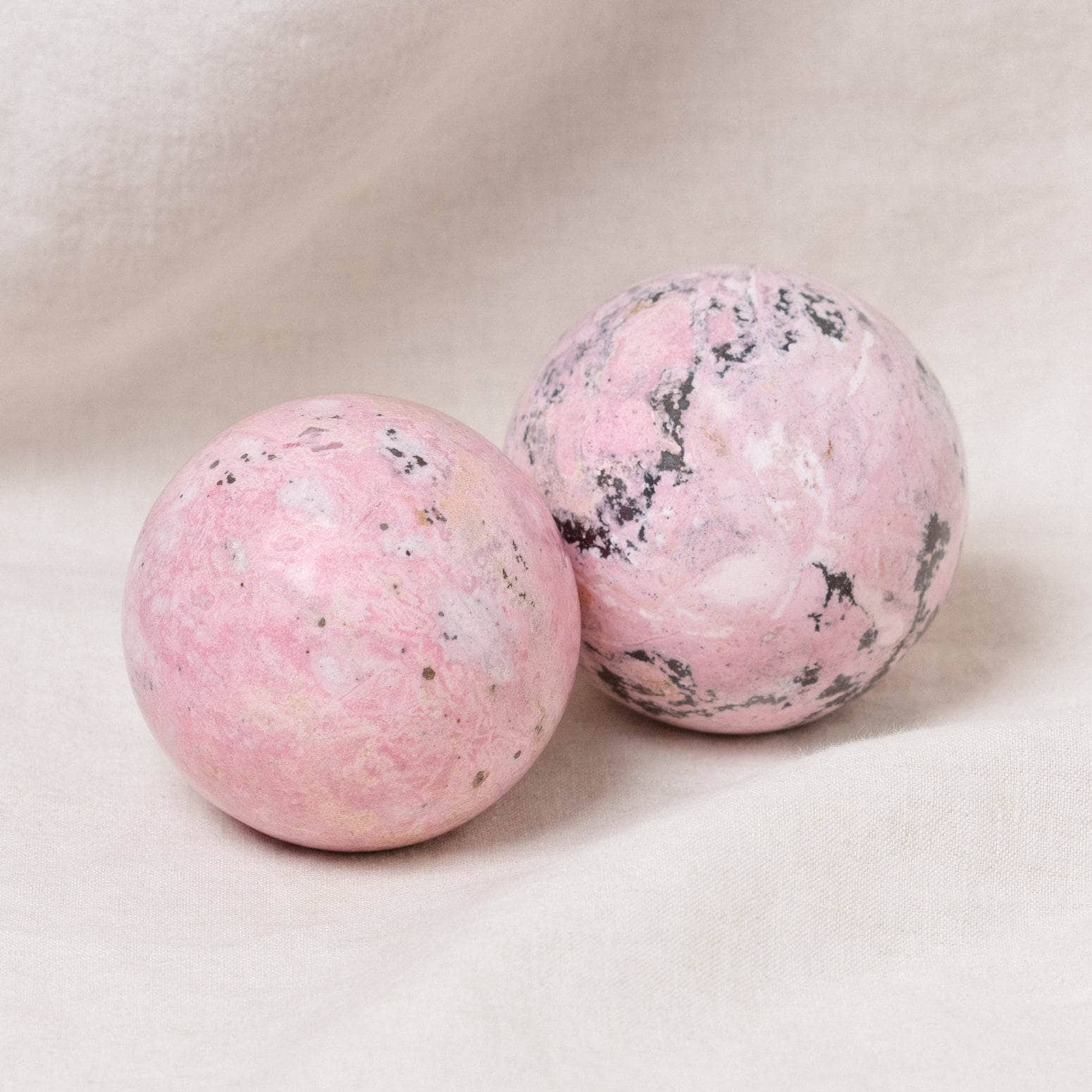 Studio-Session-7645 Peruvian Rhodonite Sphere with Tripod - AAA Premium Quality - Image 15