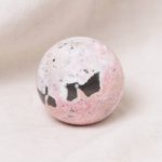 Peruvian Rhodonite Sphere with Tripod - AAA Premium Quality - Image 5