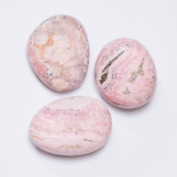 Peruvian Rhodochrosite Palm Stones - AAA Premium Quality - Image 3
