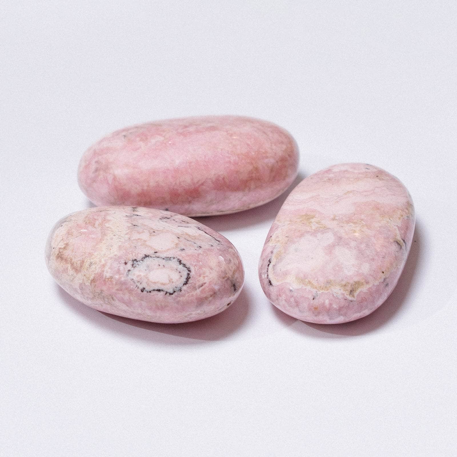 Studio-Session-7833 Peruvian Rhodochrosite Palm Stones - AAA Premium Quality - Image 6