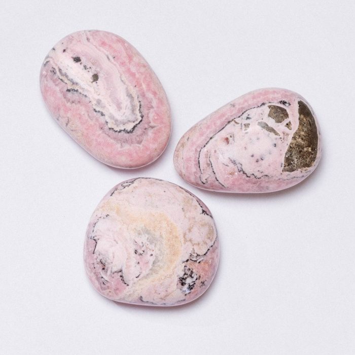 Peruvian Rhodochrosite Palm Stones - AAA Premium Quality - Image 9