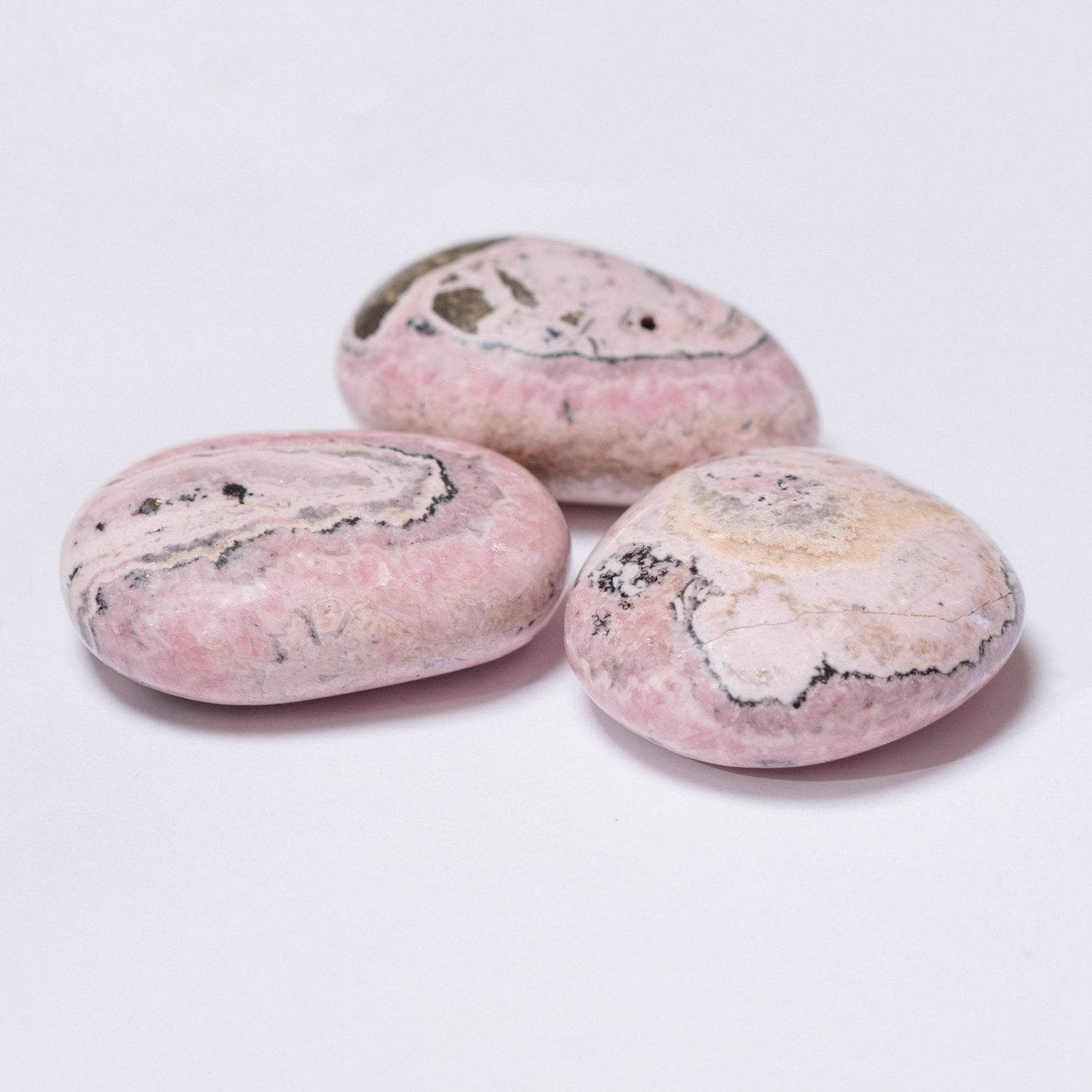 Studio-Session-7863 Peruvian Rhodochrosite Palm Stones - AAA Premium Quality - Image 8