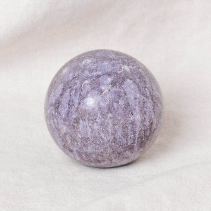 Lepidolite Sphere with Tripod - AAA Premium Quality - Image 1