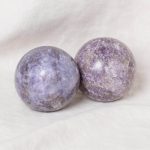 Lepidolite Sphere with Tripod - AAA Premium Quality - Image 2