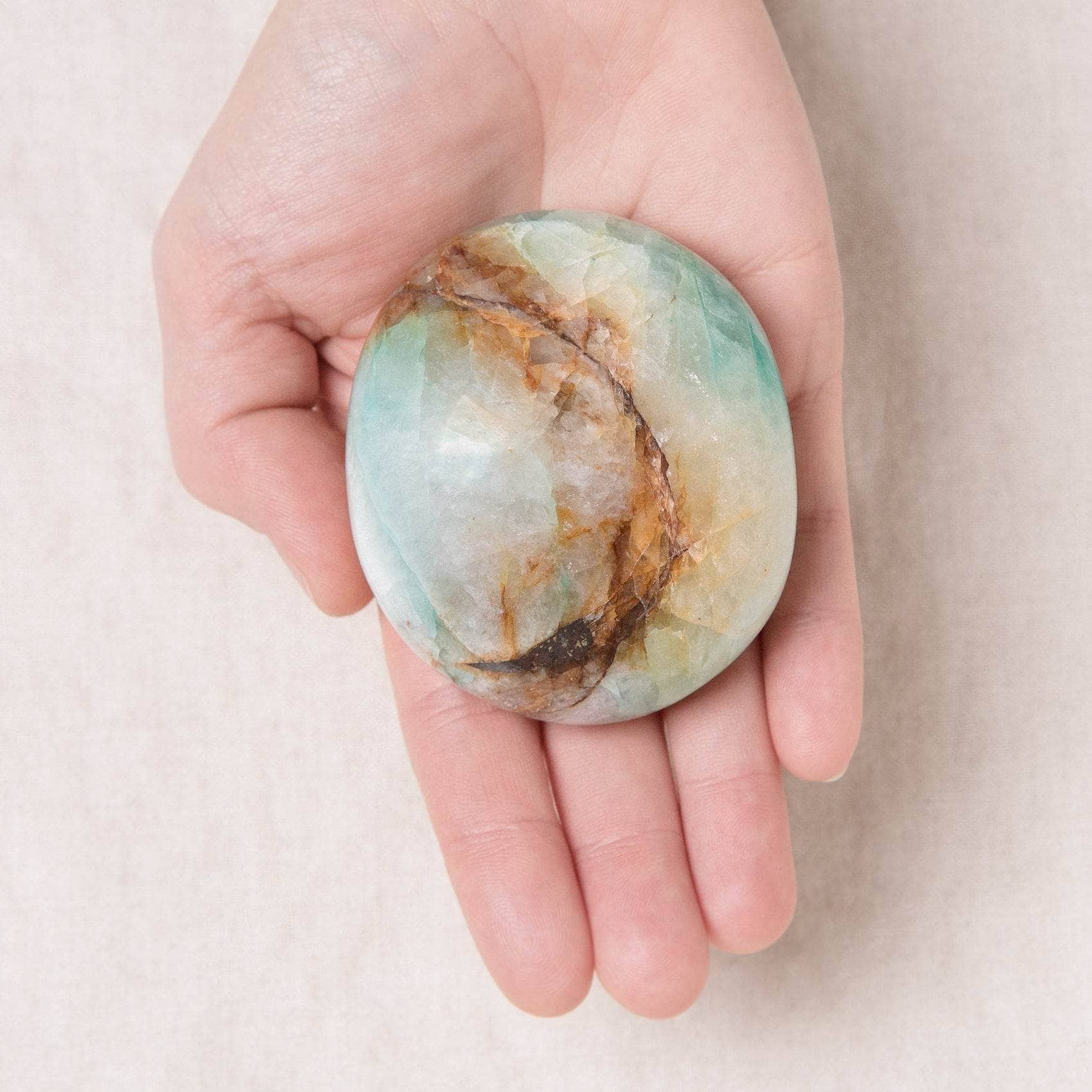 Studio-Session-8248 Rare Quantum Quattro Palm Stones - Image 1