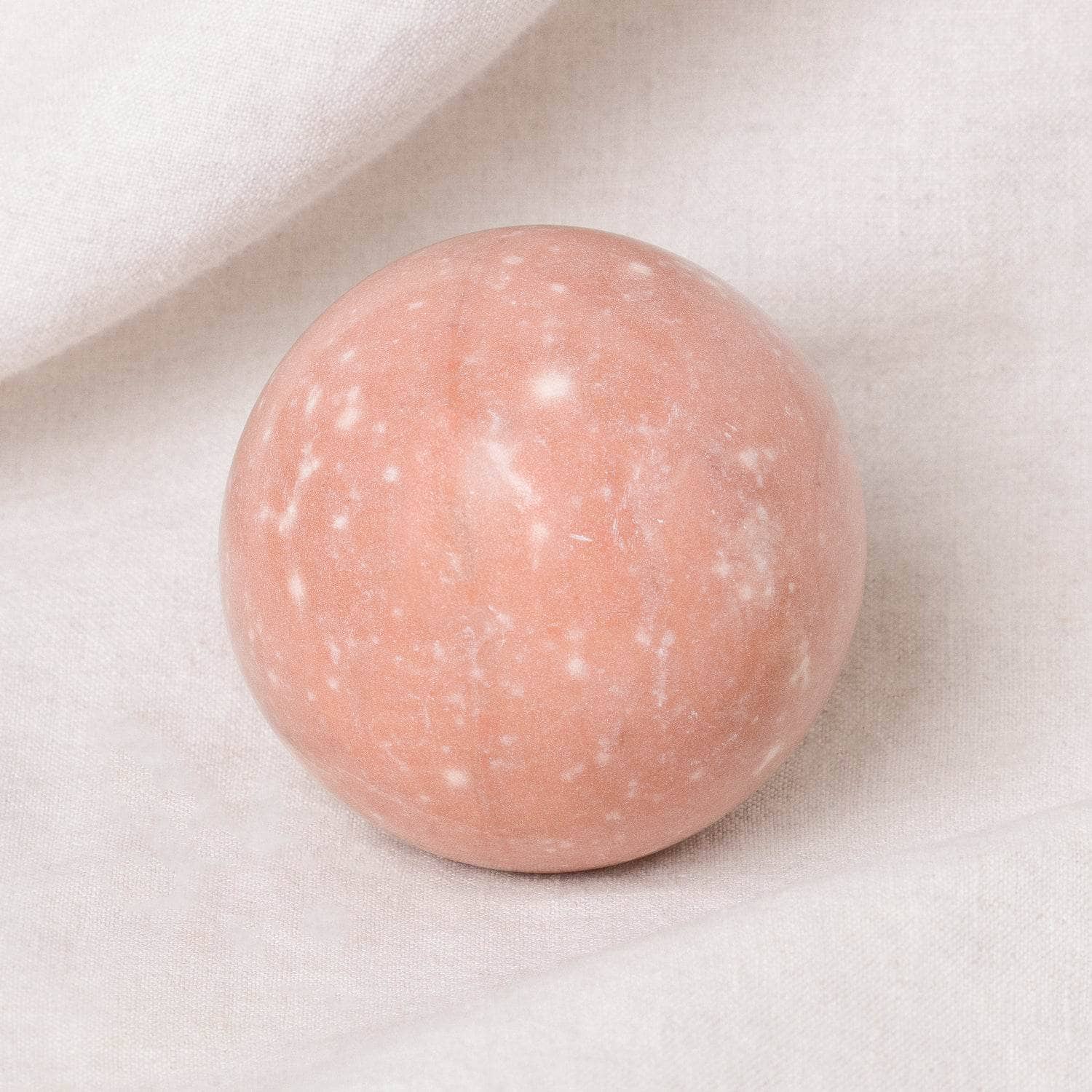 Studio-Session-9051 Peach Moonstone Spheres - AAA Premium Quality - Image 8