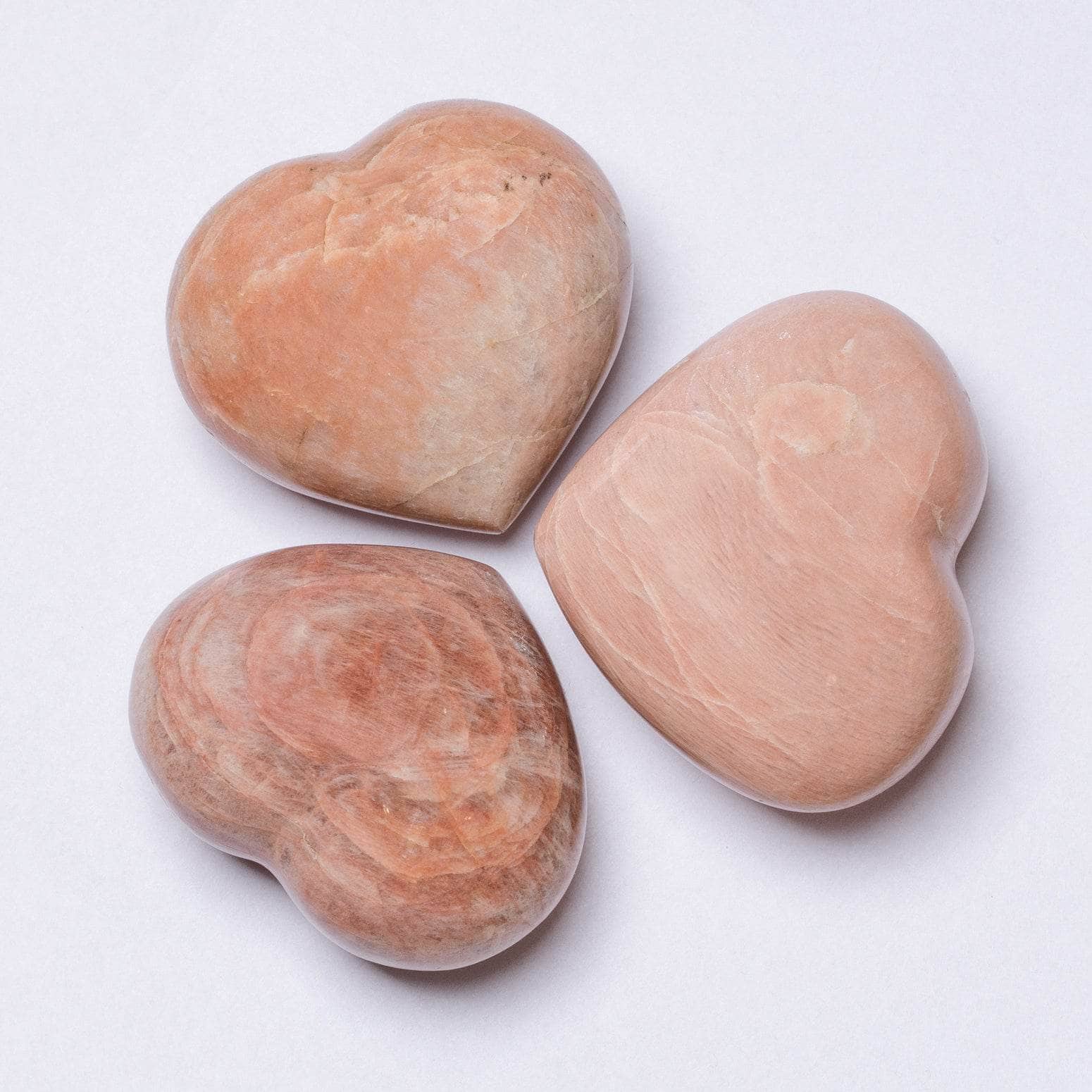 Studio-Session-9159 Peach Moonstone Hearts - AAA Premium Quality - Image 6