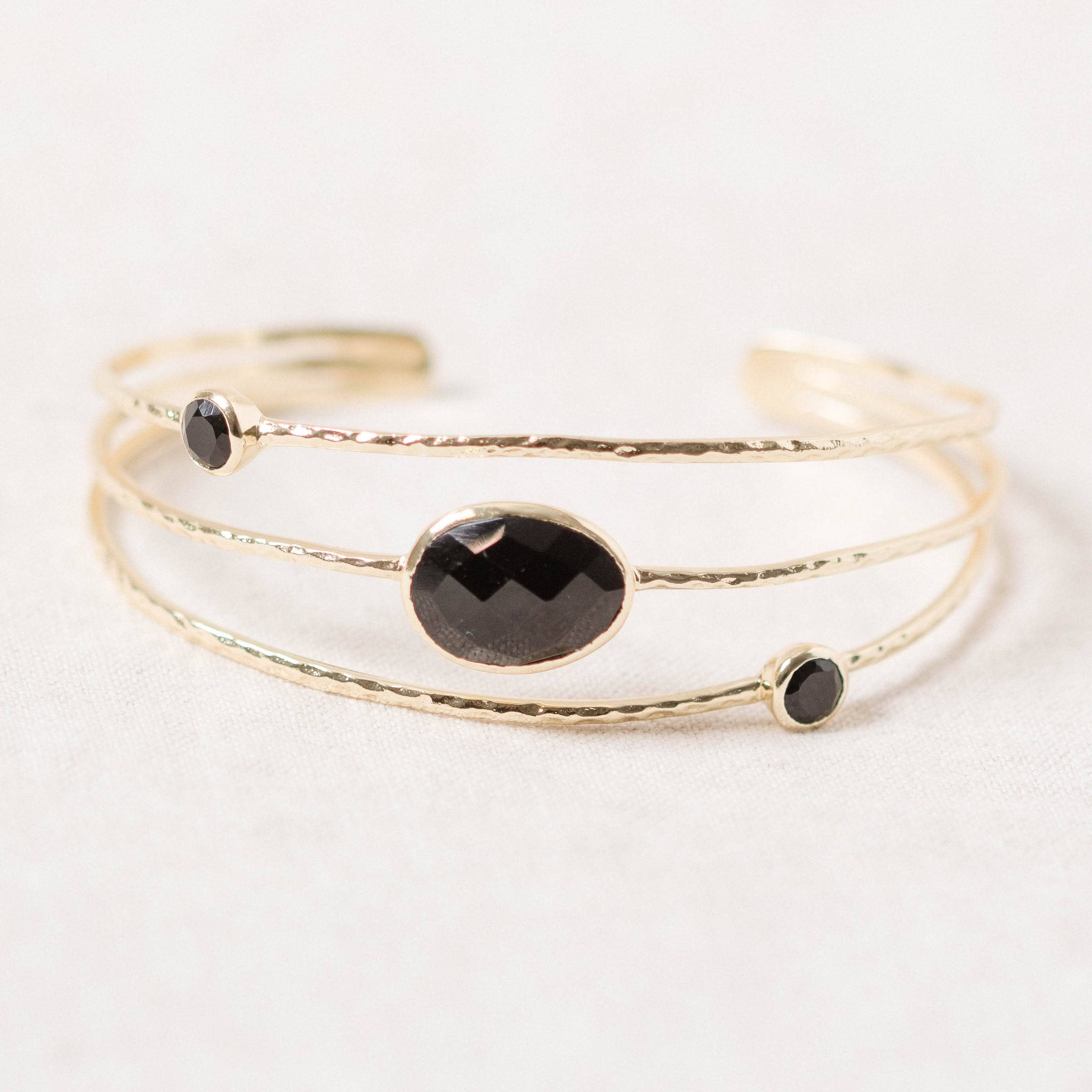 StudioSession-1079 Black Tourmaline Gold or Silver Bracelet - Image 4