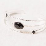 Black Tourmaline Gold or Silver Bracelet - Image 6