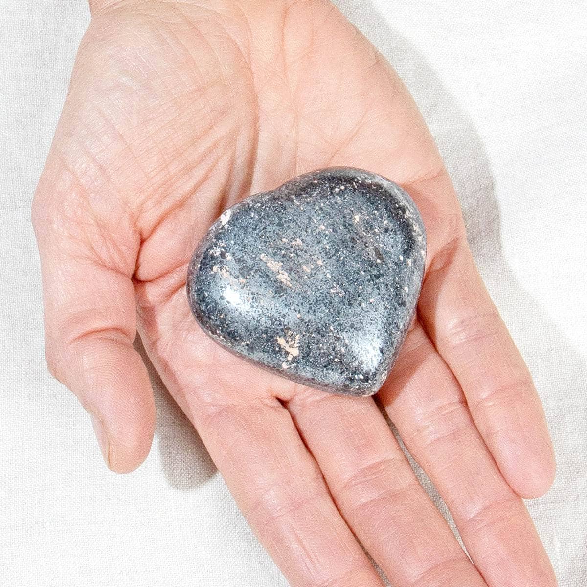 StudioSession-13856-1 Hematite Heart - Image 2