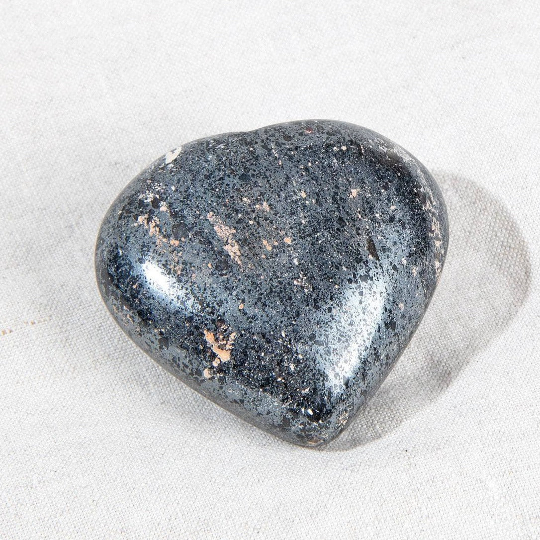 StudioSession-13897-1 Hematite Heart - Image 1
