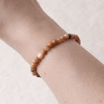 Petrified Wood Jade Energy Bracelet - Image 5
