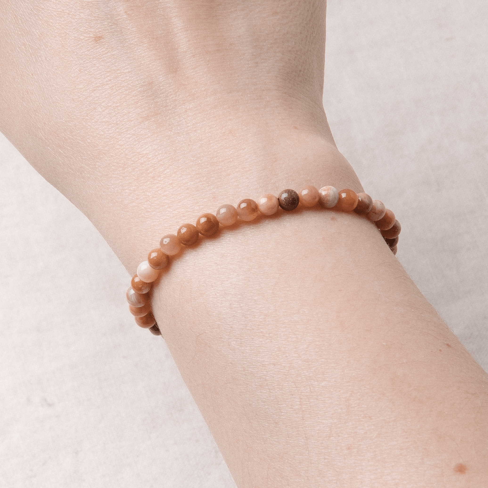 StudioSession-1480-2 Petrified Wood Jade Energy Bracelet - Image 2