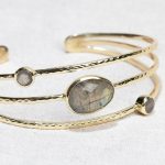 Labradorite Gold or Silver Bracelet - Image 2